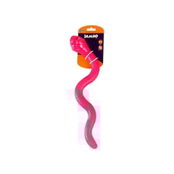 Brinquedo Interativo Jambo Cobra Rosa Para Cães - 1 Unidade