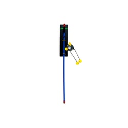 Brinquedo Interativo Jumpet Varinha Azul Com Ratinho Para Gatos