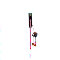 Brinquedo Interativo Jumpet Varinha Ratinho Rosa Para Gatos