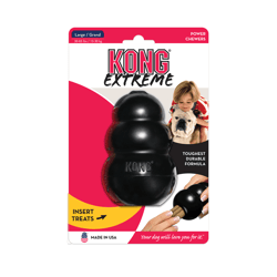 Brinquedo Interativo Kong Extreme Grande Para Cachorros - Preto