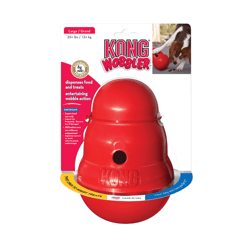 Brinquedo Interativo Kong Wobbler Vermelho - Grande Para Cachorros
