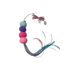 Brinquedo Interativo Mabuu Cobra Rosa Para Gatos