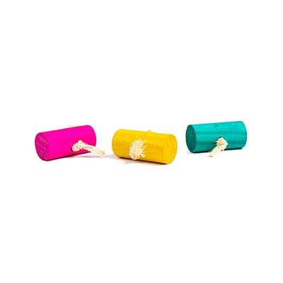 Brinquedo Interativo Passaritos Toys Roliço Para Roedores - Cores Sortidas