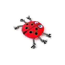 Brinquedo Interativo Spike Joaninha Corda Para Cachorros