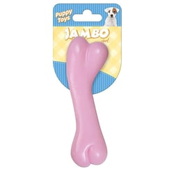 Brinquedo Jambo Baby Bone Rosa Para Cães - 1 Unidade