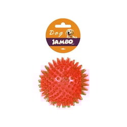 Brinquedo Bola Espinho Jambo Vermelha Tpr G Para Cachorros - Tamanho G