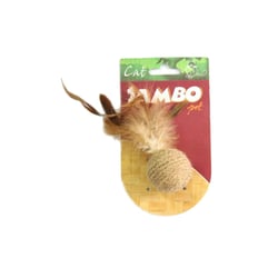 Brinquedo Jambo Bola Natural Para Gatos - 1 Unidade