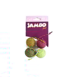 Brinquedo Jambo Bolinha Colorida Para Gatos - 1 Unidade