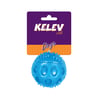 Brinquedo Jambo Kelev Bola Tpr Sound Azul Para Cães - 1 Unidade