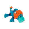 Brinquedo Kong Cozie Ultra Para Cães - Lucky Lion Azul E Laranja - 1 Unidade