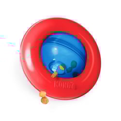 Brinquedo Kong Gyro Para Cães Azul E Vermelho - 1 Unidade - Tamanho P
