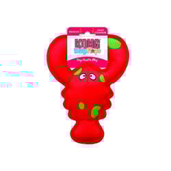 Brinquedo Kong Para Cães Belly Flops Lobster Vermelho