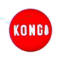 Brinquedo Kong Para Cães Signature Balls Vermelha - 1 Unidade - Tamanho P