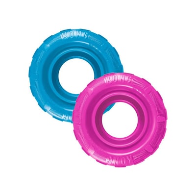 Brinquedo Kong Puppy Tires Para Cães - Cores Sortidas - 1 Unidade - Tamanho P