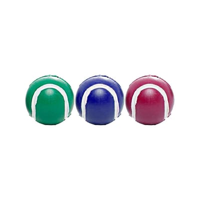 Brinquedo Lcm Cat Bola Mini Tenis Para Gatos 3 Unidades Cores Sortidas