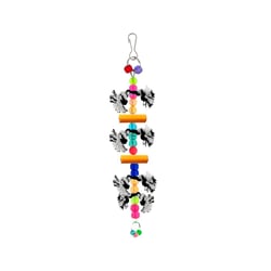 Brinquedo Madeira Vertical Happy Bird Para Pássaros - 1 Unidade