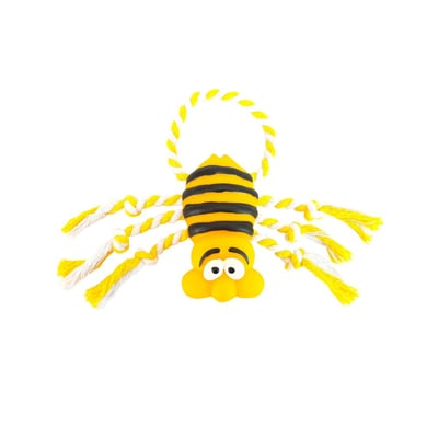 Brinquedo Mordedor Abelha Com Corda Para Cães - 1 Unidade