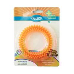 Brinquedo Mordedor Argola Laranja Chalesco - 1 Unidade