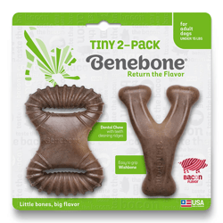 Brinquedo Mordedor Benebone Bacon Para Cães - 1 Unidade