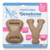 Brinquedo Mordedor Benebone Bacon Para Cães Filhotes - 2 Unidades