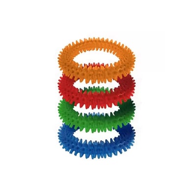 Brinquedo Mordedor Borracha Anel Colors The Pets Para Cães - 1 Unidade