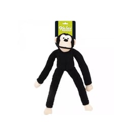 Brinquedo Mordedor Caes Pelucia Macaco Grande Preto Jambo