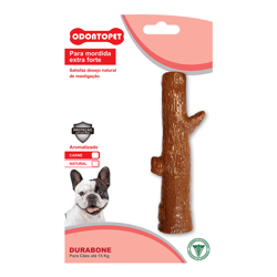 Brinquedo Mordedor Durabone Sabor Carne Odontopet Para Cães Até 15Kg - 1 Unidade