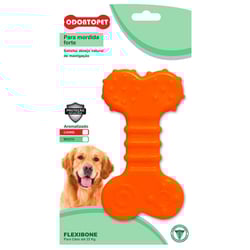 Brinquedo Mordedor Flexibone Flat Sabor Menta Para Cães Até 22Kg - 1 Unidade