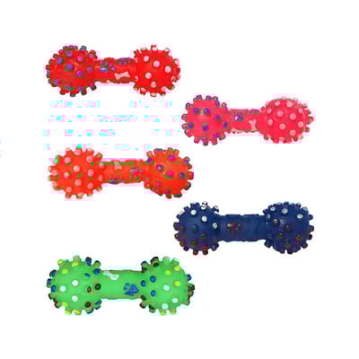 Brinquedo Mordedor Halteres Napi Para Cães - 12Cm - Cores Sortidas - 1 Unidade