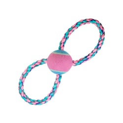 Brinquedo Mordedor Jambo Corda 8 Tênis Pastel Para Cães - 1 Unidade