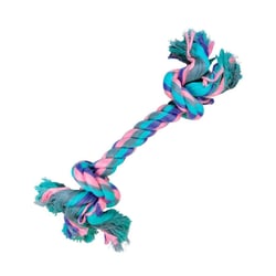 Brinquedo Mordedor Jambo Corda Dental Bone Pastel Grande - 1 Unidade - Tamanho G