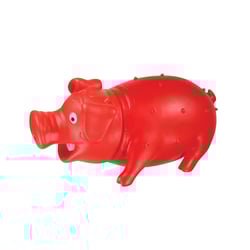 Brinquedo Mordedor Jambo Kelev Porco Roinc Vermelho Para Cães - 1 Unidade