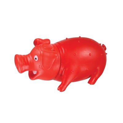 Brinquedo Mordedor Jambo Kelev Porco Roinc Vermelho Para Cães - 1 Unidade