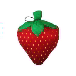 Brinquedo Mordedor Jambo Morango Para Cães - 1 Unidade