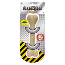 Brinquedo Mordedor Jambo Osso De Nylon Para Cães - 1 Unidade - Tamanho M