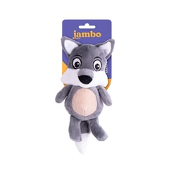 Brinquedo Mordedor Jambo Pelúcia Pop Bicho Lobo Para Cães - 1 Unidade