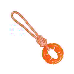 Brinquedo Mordedor Jambo Treat Ring Rope Laranja - 1 Unidade