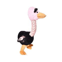 Brinquedo Mordedor Pelúcia Avestruz Jambo Pet - 1 Unidade