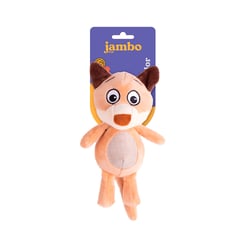 Brinquedo Mordedor Pelúcia Bicho Raposa Jambo Para Cães - 1 Unidade