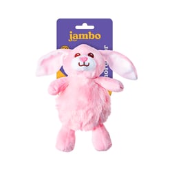 Brinquedo Mordedor Pelúcia Coelho Jambo Para Cães - 1 Unidade