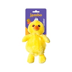 Brinquedo Mordedor Pelúcia Pato Para Cães - 1 Unidade