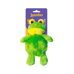 Brinquedo Mordedor Pelúcia Pop Fofa Sapo Jambo Para Cães - 1 Unidade