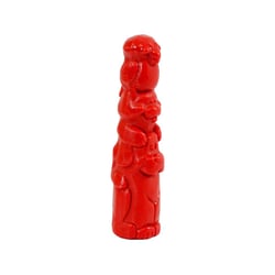 Brinquedo Mordedor Pet Games Totem Nylon Vermelho Para Cães - 1 Unidade - Tamanho P