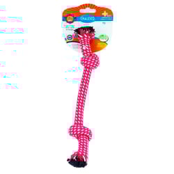 Brinquedo Mordedor Rope Nó Rosa - 1 Unidade
