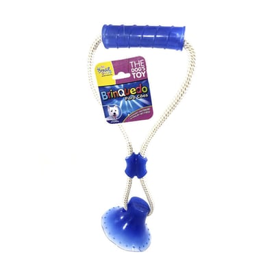 Brinquedo Mordedor The Pets Puxador Ventosa Azul - 1 Unidade