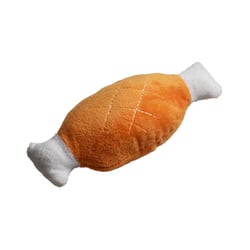 Brinquedo Napi Pelúcia Coxa De Frango Para Cães