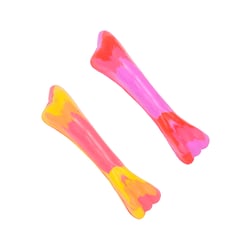 Brinquedo Ossinho De Borracha Maciço Lcm Para Cães - Cores Sortidas - 1 Unidade