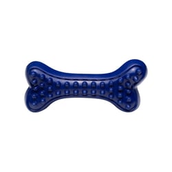 Brinquedo Osso Com Relevo Stix Bbq Azul Para Cães Hercules
