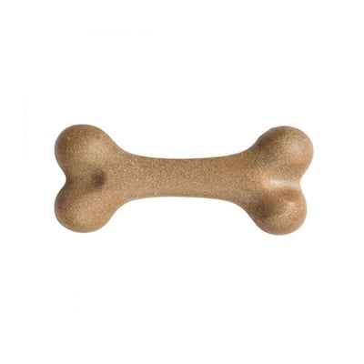 Brinquedo Osso De Bambu E Madeira Mimo Sabor Maçã Para Cães - 1 Unidade