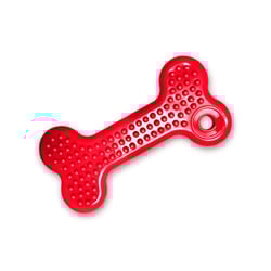 Brinquedo Osso Maciço Com Cravo Vermelho São Benedito Pet Para Cães - 1 Unidade - Tamanho P
